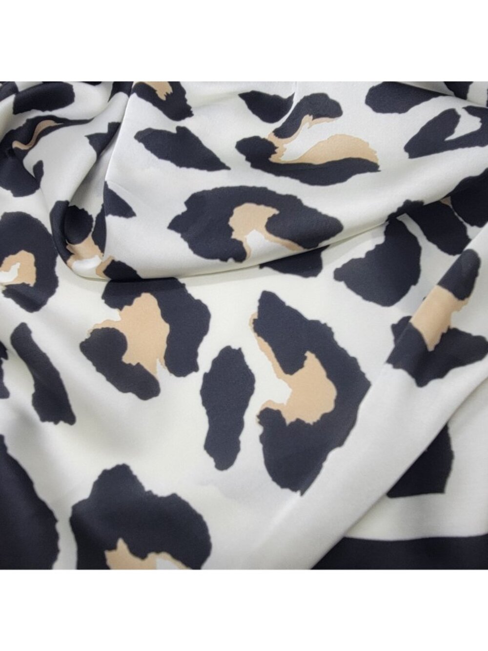 ✨Elegant Bandana Square Scarf Silky Satin Animal Print Leopard Hair Neck Scarfs - Picture 6 of 8